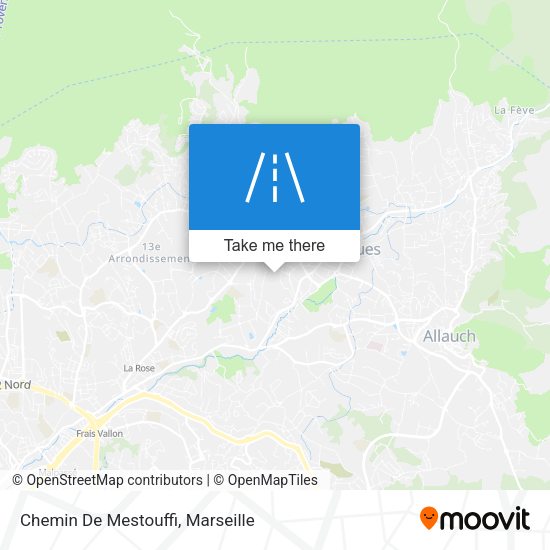 Chemin De Mestouffi map