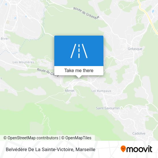 Belvédère De La Sainte-Victoire map