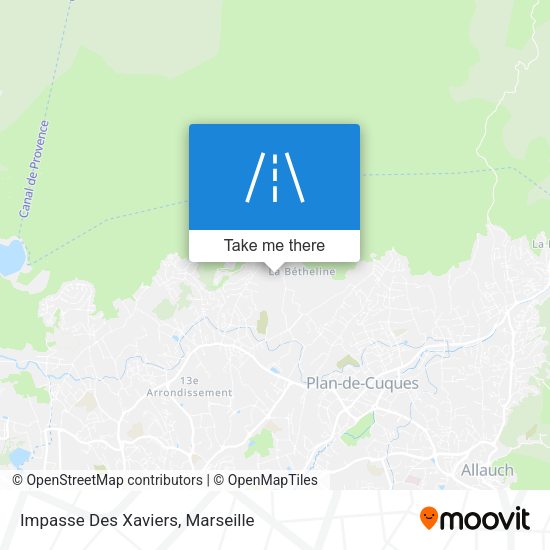 Impasse Des Xaviers map