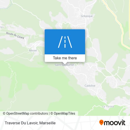 Traverse Du Lavoir map