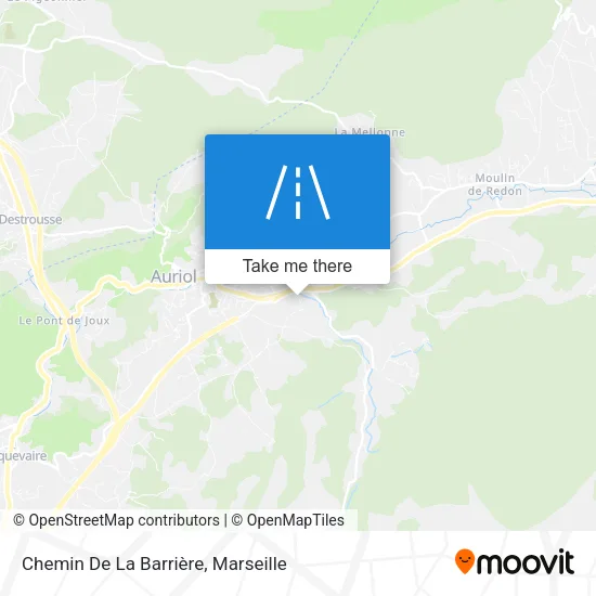 Chemin De La Barrière map