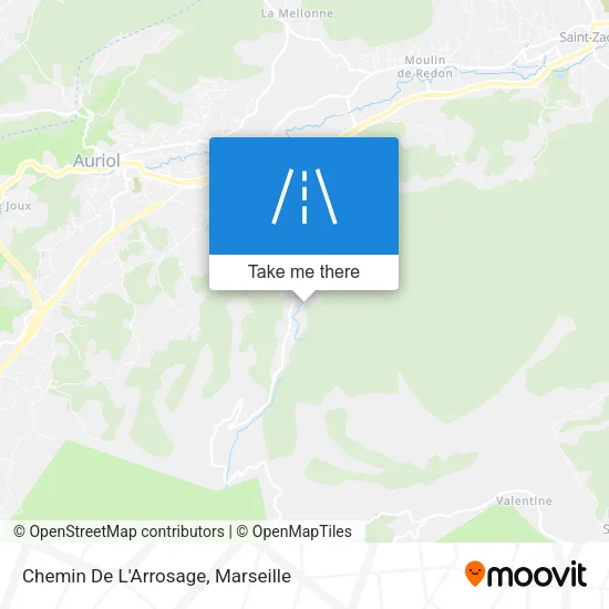 Chemin De L'Arrosage map