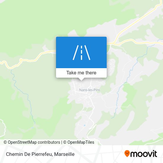 Chemin De Pierrefeu map