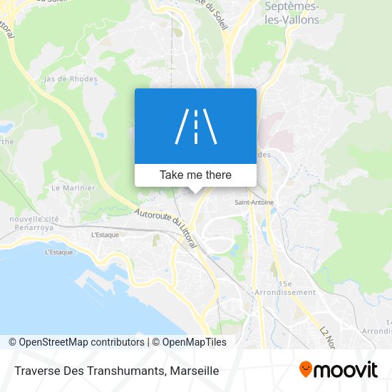 Traverse Des Transhumants map