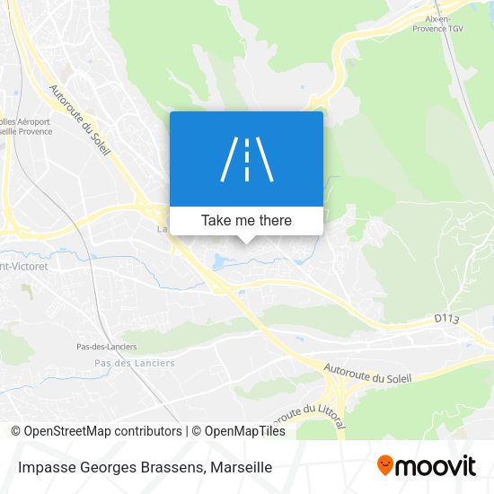Impasse Georges Brassens map