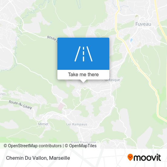 Chemin Du Vallon map