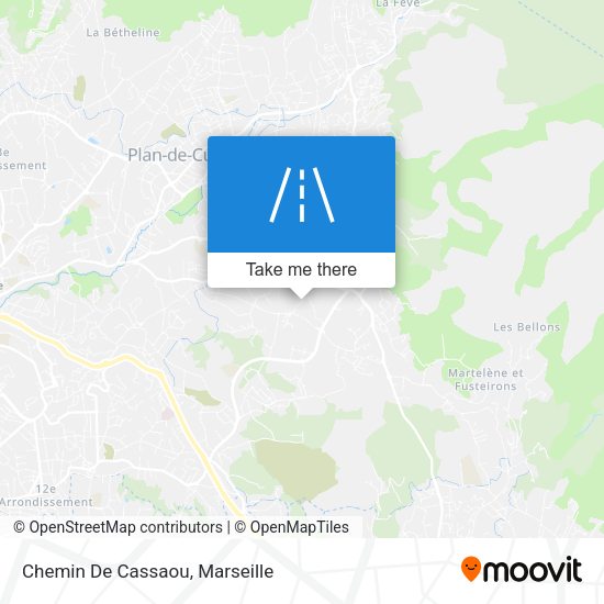 Chemin De Cassaou map