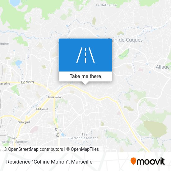 Résidence "Colline Manon" map