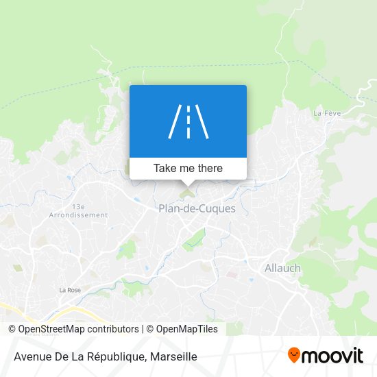 Avenue De La République map