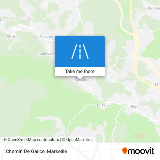 Chemin De Galice map
