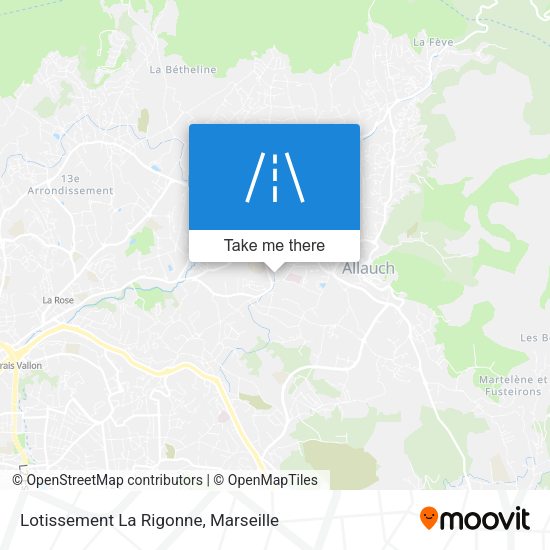Lotissement La Rigonne map