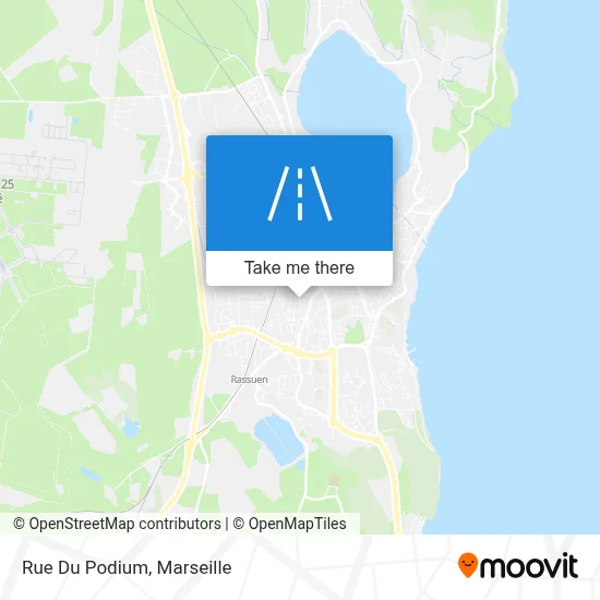 Rue Du Podium map