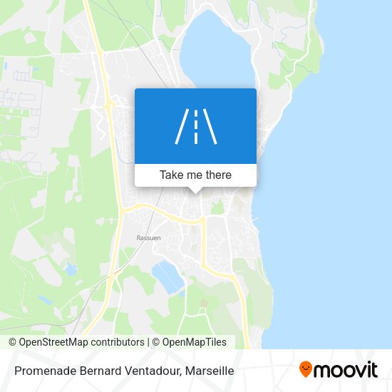 Promenade Bernard Ventadour map