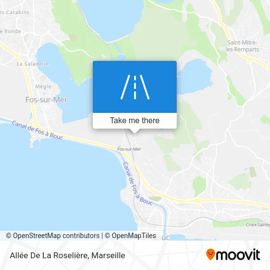 Allée De La Roselière map