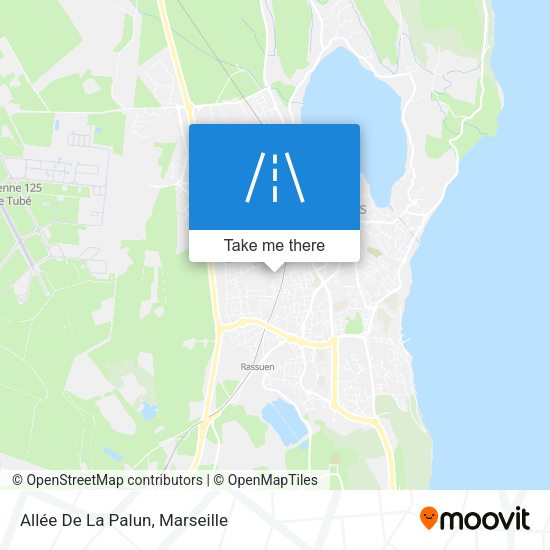 Allée De La Palun map