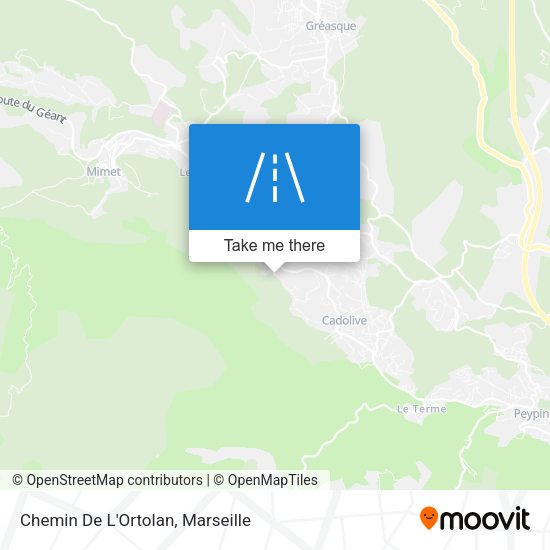 Chemin De L'Ortolan map