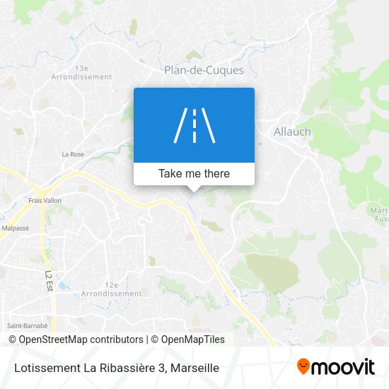 Lotissement La Ribassière 3 map