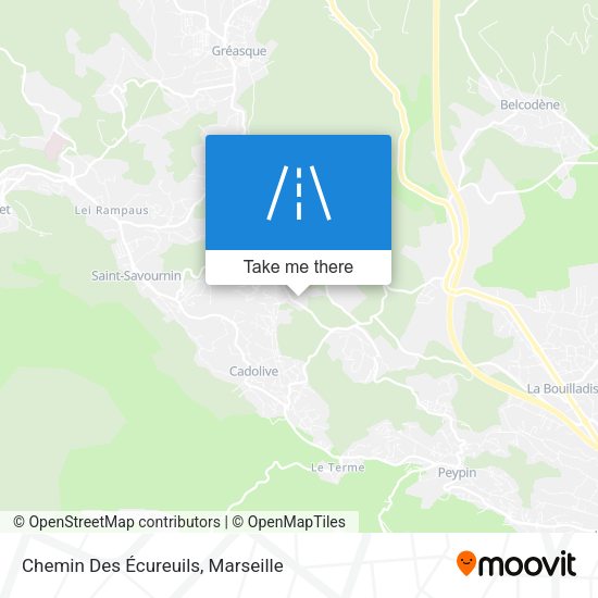 Chemin Des Écureuils map
