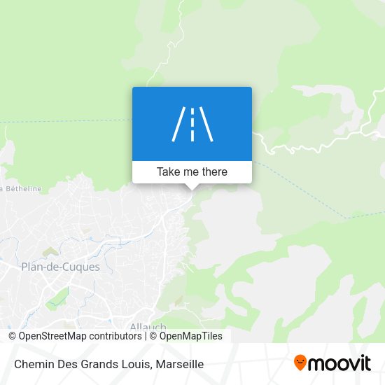Chemin Des Grands Louis map