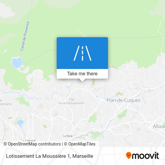 Lotissement La Moussière 1 map