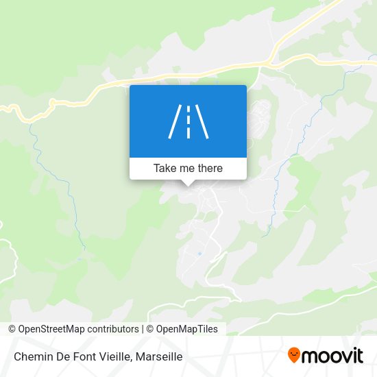 Chemin De Font Vieille map