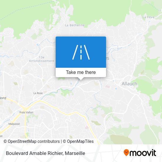 Boulevard Amable Richier map