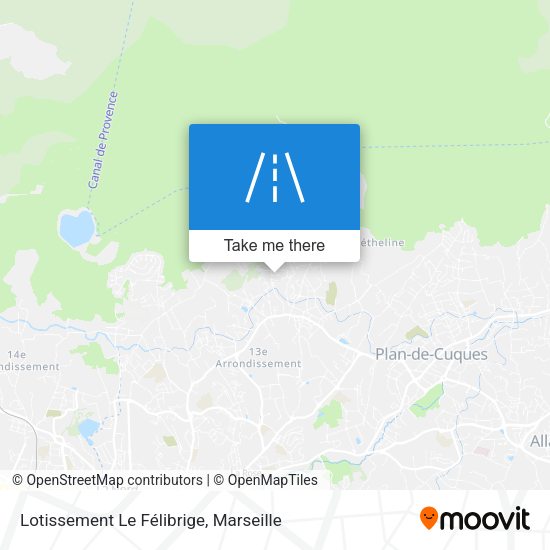 Lotissement Le Félibrige map
