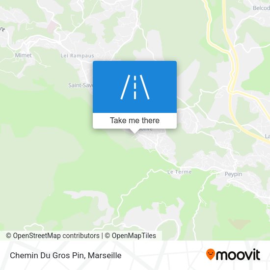 Chemin Du Gros Pin map