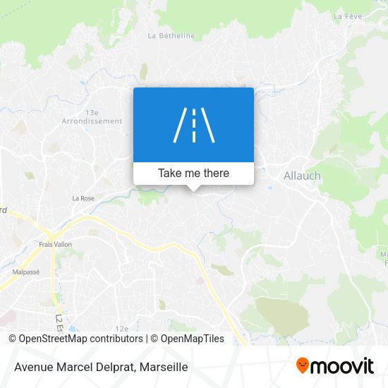 Avenue Marcel Delprat map