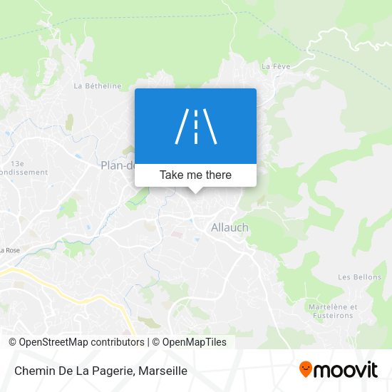 Chemin De La Pagerie map