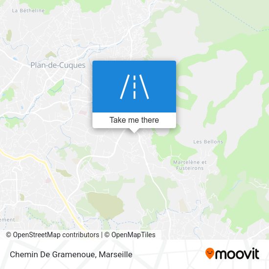 Chemin De Gramenoue map