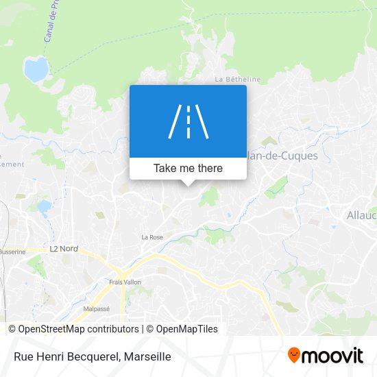 Rue Henri Becquerel map