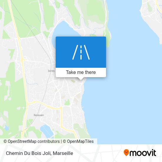 Chemin Du Bois Joli map