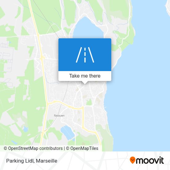Parking Lidl map