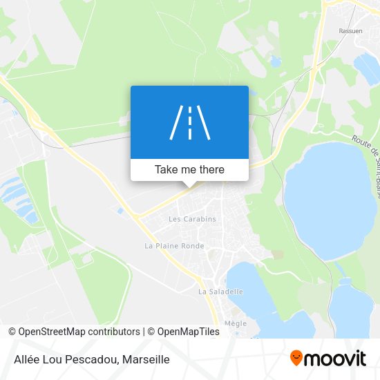 Allée Lou Pescadou map