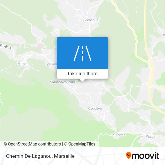 Chemin De Laganou map
