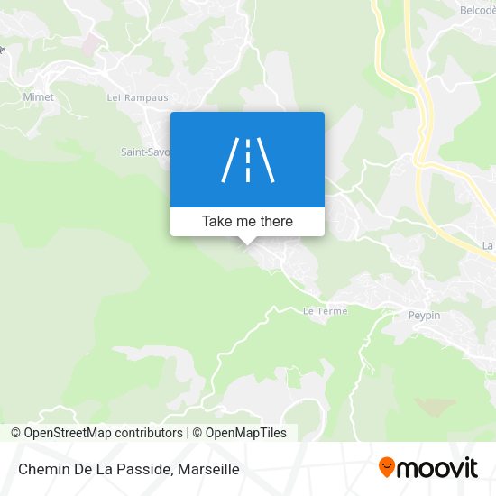 Chemin De La Passide map