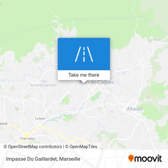 Impasse Du Gaillardet map