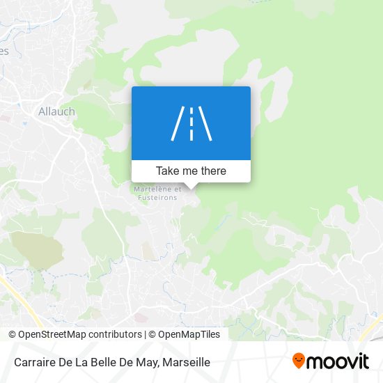 Carraire De La Belle De May map