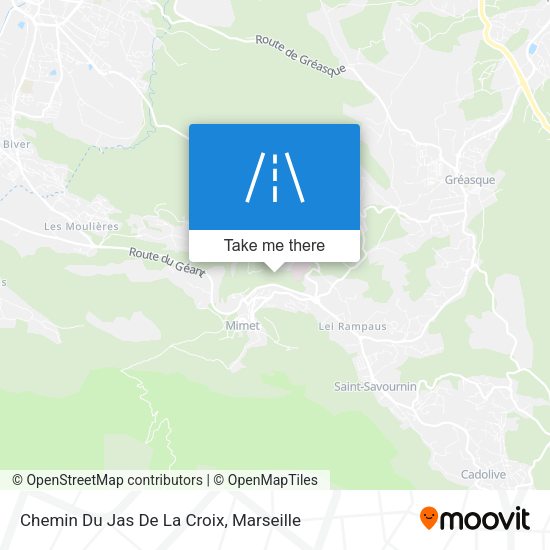 Chemin Du Jas De La Croix map