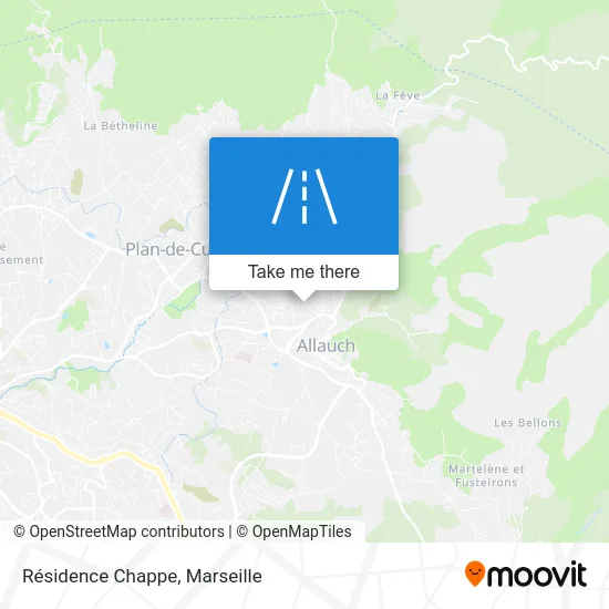 Résidence Chappe map