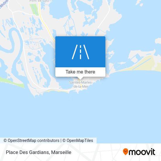 Place Des Gardians map