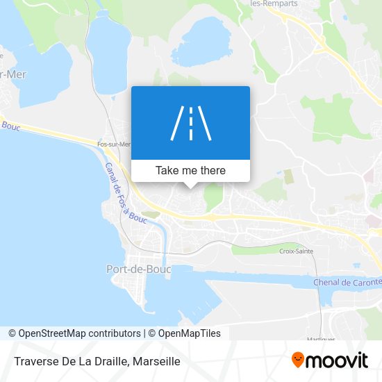 Traverse De La Draille map