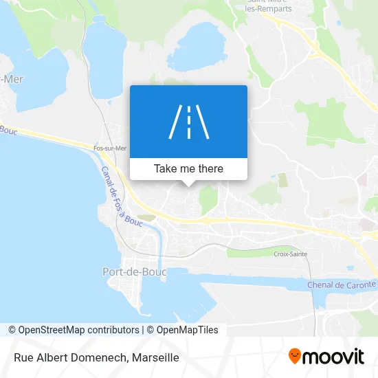 Rue Albert Domenech map