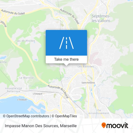 Impasse Manon Des Sources map