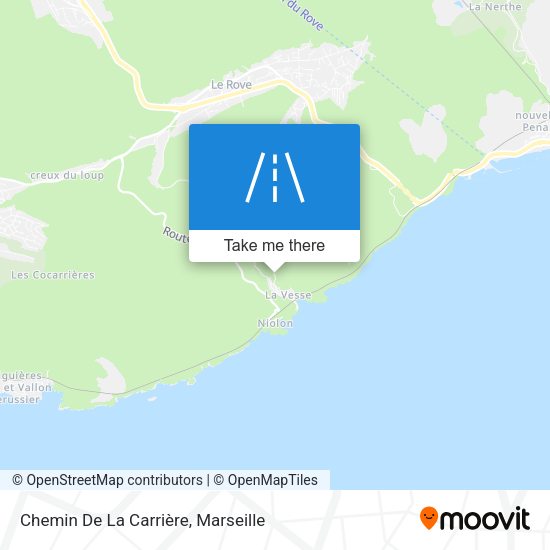 Chemin De La Carrière map