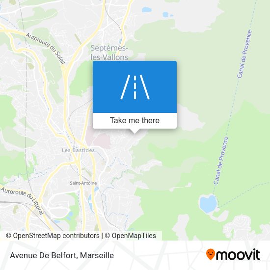 Avenue De Belfort map