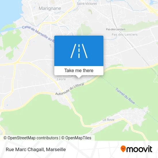 Rue Marc Chagall map