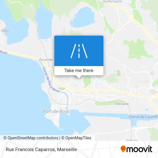 Rue Francois Caparros map