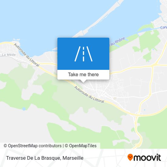 Traverse De La Brasque map